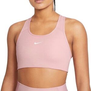 Nike Women’s Dri-FIT Light Pink Sports Bra medium support 1x NWT